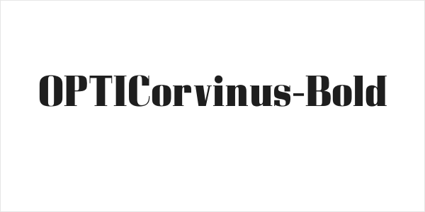 OPTICorvinus-Bold Logo