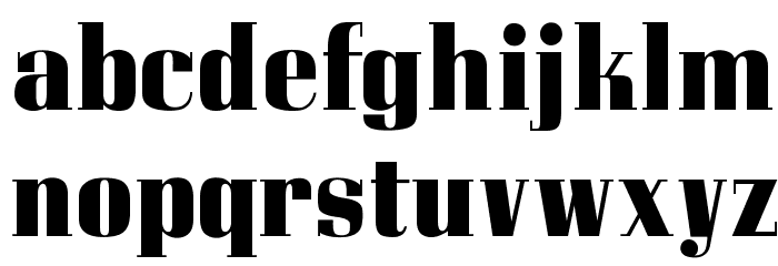 OPTICorvinus-Bold Font LOWERCASE