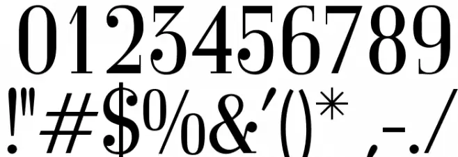 OPTICorvinus-Light Font OTHER CHARS