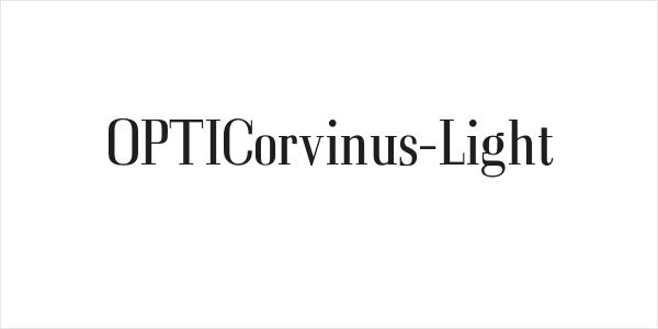 OPTICorvinus-Light Logo