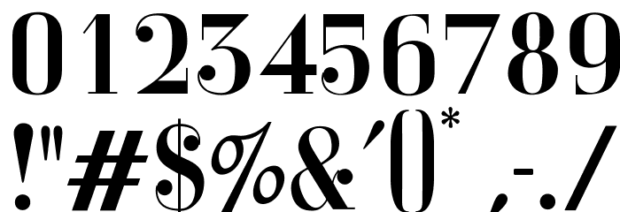 OPTICorvinus-Medium Font OTHER CHARS