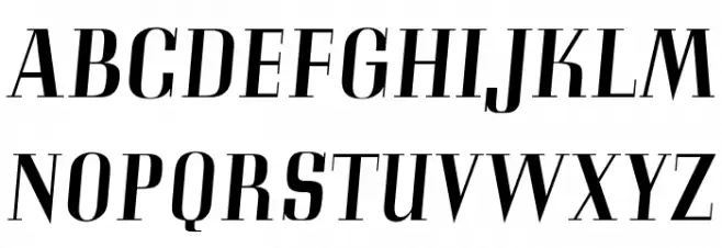 OPTICorvinus-MediumItalic Fonte MAIÚSCULAS