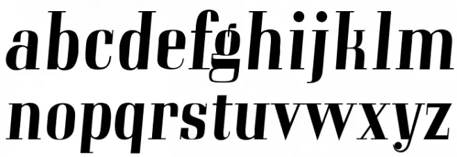 OPTICorvinus-MediumItalic फ़ॉन्ट लोअरकेस