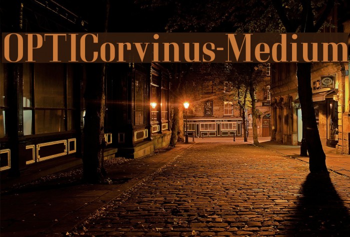OPTICorvinus-Medium Font examples