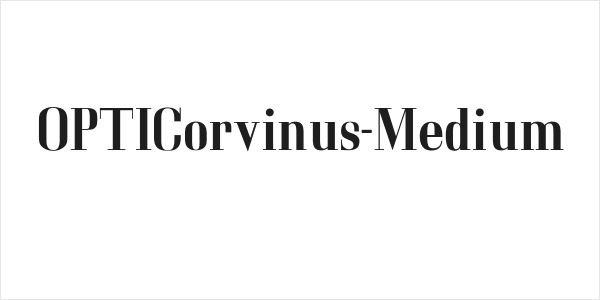 OPTICorvinus-Medium Logo