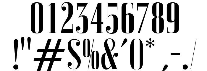 OPTICorvinus-Skyline Font OTHER CHARS