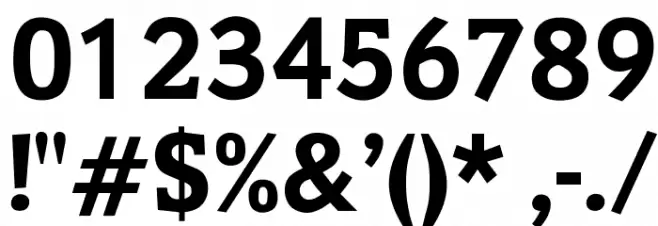 OPTICounsilHeavy Font OTHER CHARS