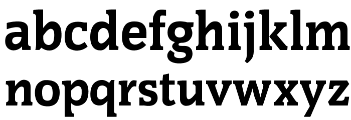 OPTICounsilHeavy Font LOWERCASE