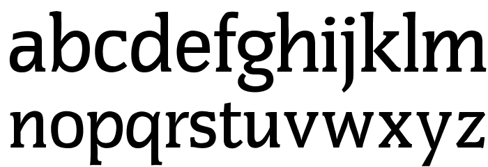 OPTICounsilMedium Font LOWERCASE
