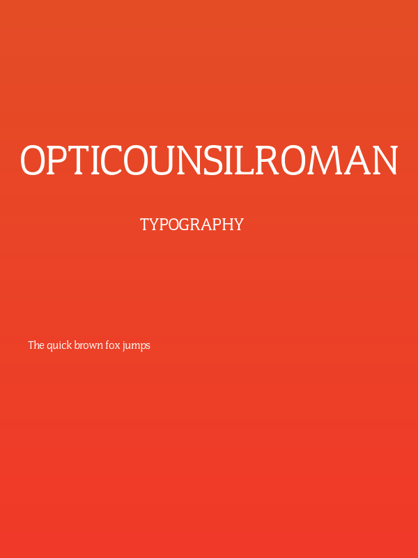 OPTICounsilRoman Poster