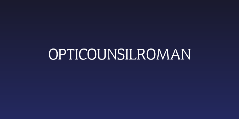 OPTICounsilRoman Social Header
