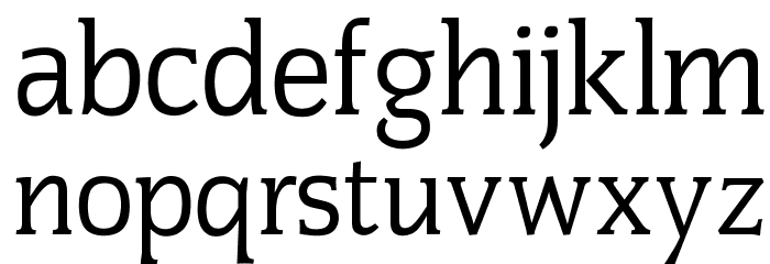 OPTICounsilRoman Font LOWERCASE