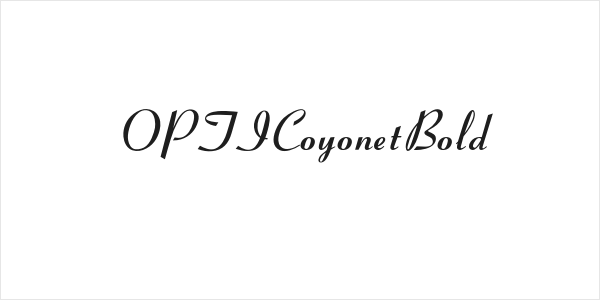 OPTICoyonetBold Logo