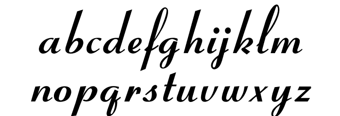 OPTICoyonetBold Font LOWERCASE