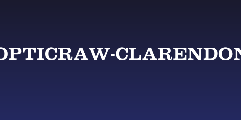 OPTICraw-Clarendon Social Header