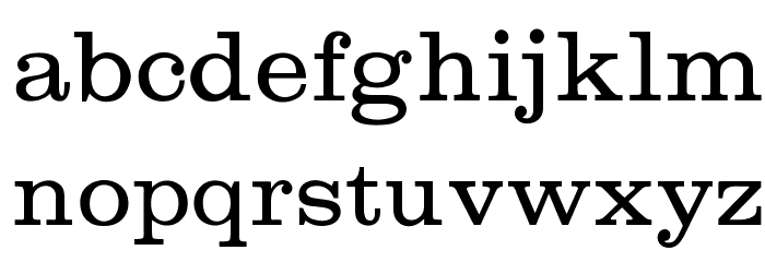 OPTICrawClarendon-Book Font LOWERCASE