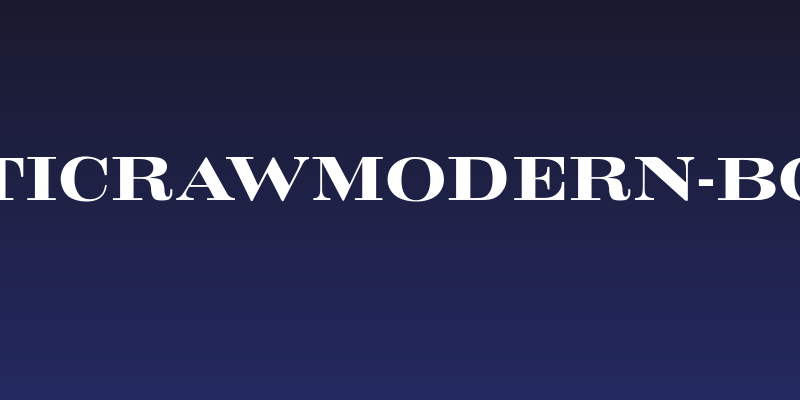 OPTICrawModern-Bold Social Header
