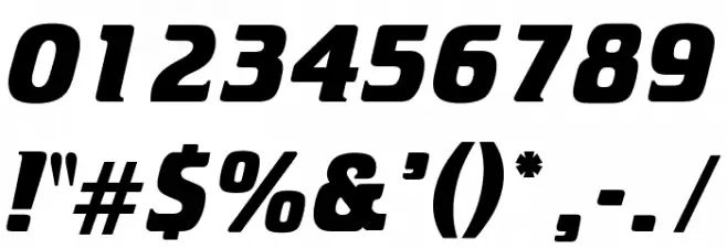 OPTICristeta-BoldItalic Font OTHER CHARS