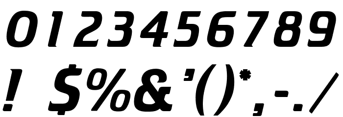 OPTICristeta-Italic Font OTHER CHARS