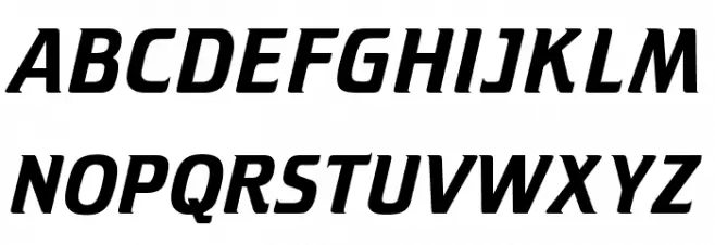 OPTICristeta-Italic フォント 大文字