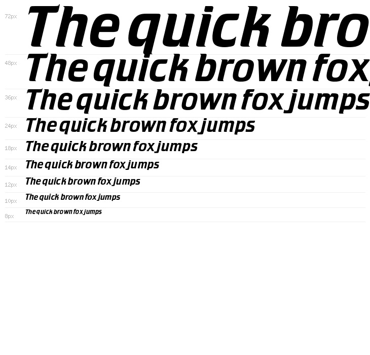 OPTICristeta-Italic Waterfall