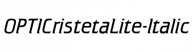 OPTICristetaLite-Italic  Fuentes Gratis Descargar