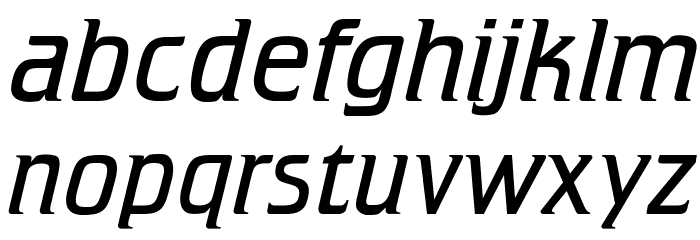 OPTICristetaLite-Italic Font LOWERCASE