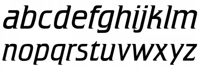 OPTICristetaLite-Italic फ़ॉन्ट लोअरकेस