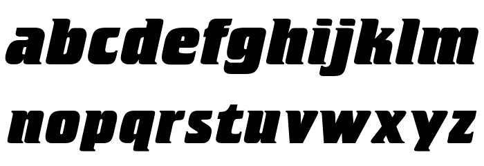 OPTICristetaXBoldItalic Font LOWERCASE