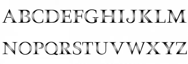 OPTICrystal Fonte MAIÚSCULAS