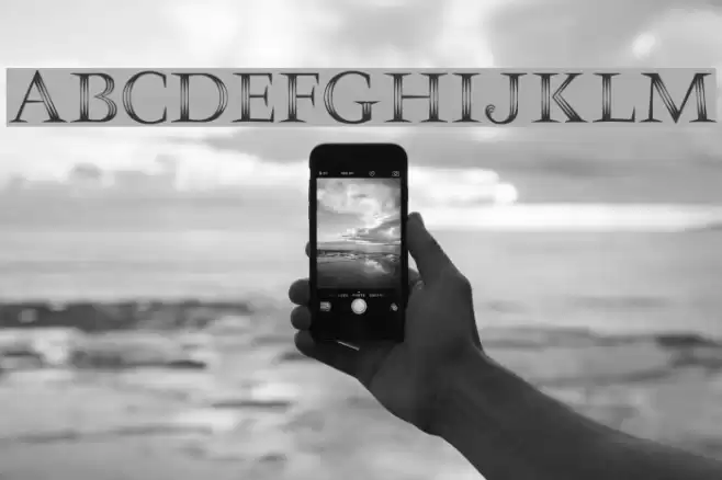 OPTICrystal Font examples