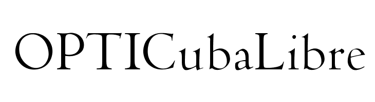 OPTICubaLibre Font