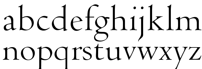 OPTICubaLibreTwo Font LOWERCASE