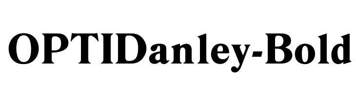 OPTIDanley-Bold Font