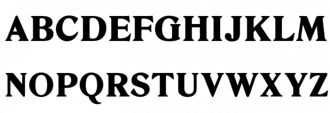 OPTIDanley-ExtraBold Font Litere mari