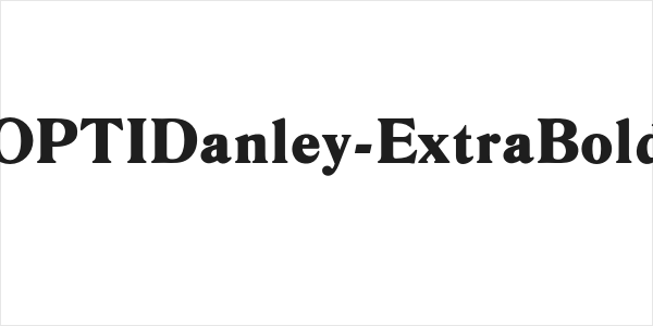 OPTIDanley-ExtraBold Logo