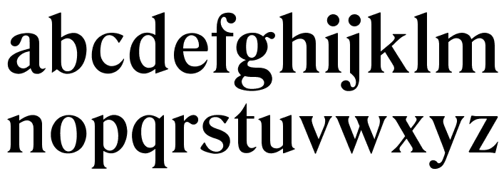 OPTIDanley-Medium Font LOWERCASE