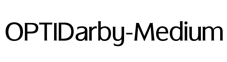 OPTIDarby-Medium  免费字体下载