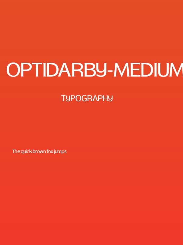 OPTIDarby-Medium Poster