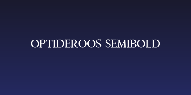 OPTIDeRoos-SemiBold Social Header