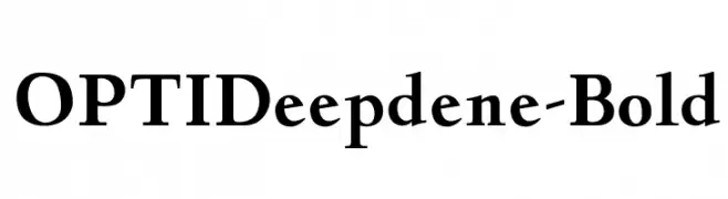 OPTIDeepdene-Bold  免费字体下载
