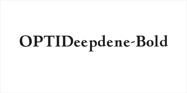 OPTIDeepdene-Bold Logo