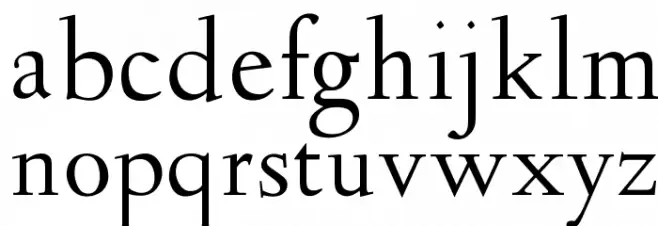 OPTIDeepdene 字体 小写