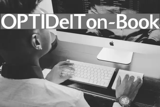 OPTIDelTon-Book フォント examples