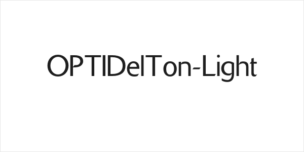 OPTIDelTon-Light Logo