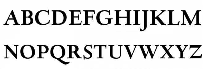 OPTIDeligne-Bold Font Litere mari