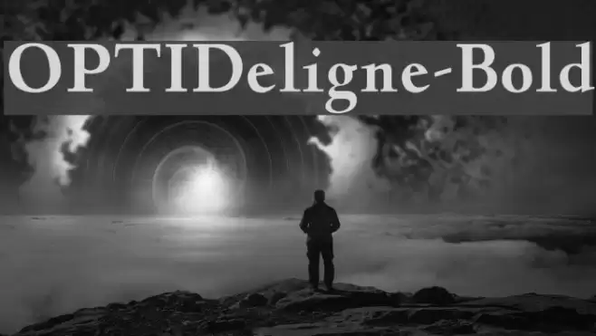 OPTIDeligne-Bold Font examples