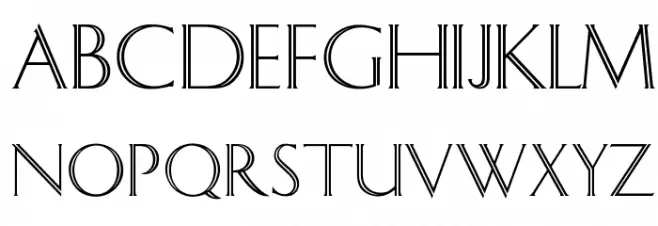 OPTIDelphian Fonte MAIÚSCULAS