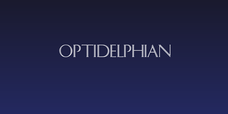 OPTIDelphian Social Header