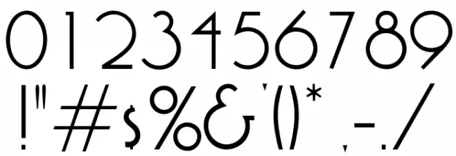 OPTIDesign-Medium Font OTHER CHARS